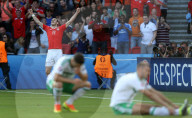EURO 2016 - Achtelfinal: Wales gewinnt gegen Nordirland