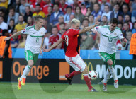 EURO 2016 - Achtelfinal: Wales gewinnt gegen Nordirland