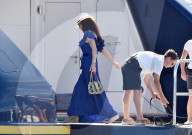 EXKLUSIV - Bootsfahrt in Portofino:  Michael Douglas und Catherine  Zeta-Jones