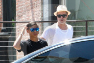 PEOPLE - Brad Pitt geht auf einen Burger mit Pax