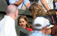 WIMBLEDON 2016 - Mirka Federer mit den Mädels auf der Tribüne