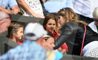 WIMBLEDON 2016 - Mirka Federer mit den Mädels auf der Tribüne
