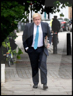 NEWS - London: Boris Johnson heut morgen unterwegs