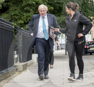 NEWS - London: Boris Johnson heut morgen unterwegs