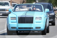PEOPLE - Scott Disick fährt mit seinem Rolls Royce Blac Chyna zu besuchen