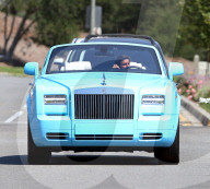 PEOPLE - Scott Disick fährt mit seinem Rolls Royce Blac Chyna zu besuchen