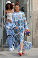 Rihanna Out And About In NYC 