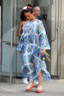 Rihanna Out And About In NYC 