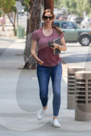*EXCLUSIVE* Jennifer Garner gets busy on a Monday morning
