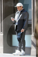 Jonah Hill takes a smoke break