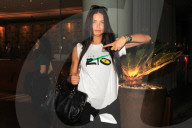 EXKLUSIV - Adriana Lima zeigt ihre unterstützung für Team 'Rio'