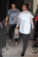 EXKLUSIV - JLo und Casper nach dem Abendessen in New York