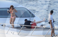 EXKLUSIV - England Käpitan Wayne Rooney zusammen mit seiner Frau Coleen auf Ibiza