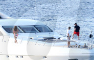 EXKLUSIV - England Käpitan Wayne Rooney zusammen mit seiner Frau Coleen auf Ibiza