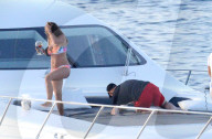 EXKLUSIV - England Käpitan Wayne Rooney zusammen mit seiner Frau Coleen auf Ibiza