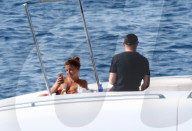 EXKLUSIV - England Käpitan Wayne Rooney zusammen mit seiner Frau Coleen auf Ibiza