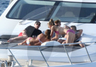 EXKLUSIV - England Käpitan Wayne Rooney zusammen mit seiner Frau Coleen auf Ibiza