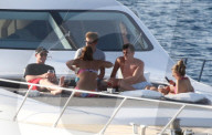 EXKLUSIV - England Käpitan Wayne Rooney zusammen mit seiner Frau Coleen auf Ibiza