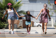 PEOPLE - Girls just have fun: Christina Milian und Tochter Violet
