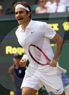 PEOPLE - Wimbledon: Roger Federer steht im Halbfinal