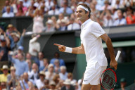 PEOPLE - Wimbledon: Roger Federer steht im Halbfinal