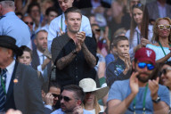 PEOPLE - Die Beckhams schauen Tennis in Wimbledon