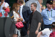 PEOPLE - Die Beckhams schauen Tennis in Wimbledon