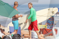PEOPLE - Foo Fighter Taylor Hawkins am Strand von Montauk