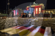 EURO 2016 - Berlin: Grosse Enttäuschung in der Fanmeile nach dem Halbfinal