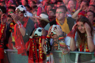 EURO 2016 - Berlin: Grosse Enttäuschung in der Fanmeile nach dem Halbfinal
