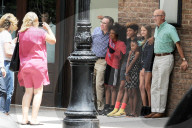 PEOPLE - Heidi Klum's Kinder posiern mit Verwandten in Tribeca
