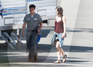PEOPLE - Josh Hutcherson und Claudia Traisac auf dem Filmset in Valencia