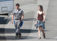 PEOPLE - Josh Hutcherson und Claudia Traisac auf dem Filmset in Valencia