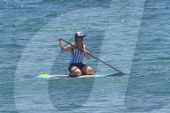 EXKLUSIV - Hilary und Haylie Duff mit ihren Kindern am beach von Malibu