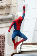 EXKLUSIV - Spider-Man fliegt durch Atlanta