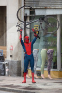 EXKLUSIV - Spider-Man fliegt durch Atlanta