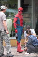 EXKLUSIV - Spider-Man fliegt durch Atlanta