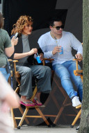 PEOPLE - Jennifer Lopez und Casper Smart auf dem Filmset von 'Shades of Blue'