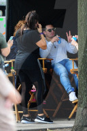 PEOPLE - Jennifer Lopez und Casper Smart auf dem Filmset von 'Shades of Blue'