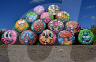 FEATURE - Heu-Ballen-Kunst in Nordirland