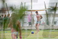 PEOPLE - Gianluigi Buffon spielt Fussball in Marina di Massa