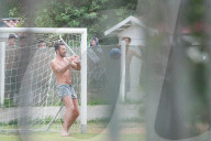 PEOPLE - Gianluigi Buffon spielt Fussball in Marina di Massa