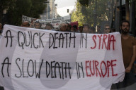 NEWS - FlÃ¼chtlinge demonstrieren in Athen