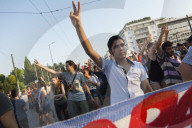 NEWS - FlÃ¼chtlinge demonstrieren in Athen