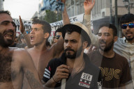 NEWS - FlÃ¼chtlinge demonstrieren in Athen