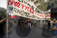 NEWS - FlÃ¼chtlinge demonstrieren in Athen