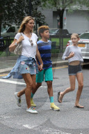 PEOPLE - Heidi Klum mit Ihren Kindern in New York unterwegs