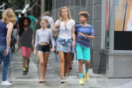 PEOPLE - Heidi Klum mit Ihren Kindern in New York unterwegs