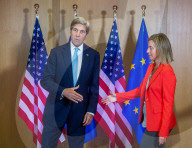 NEWS - Federica Mogherini und John Kerry treffen sich in Brüssel