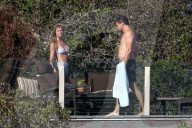 EXKLUSIV - Nina Agdal turtelt mit Leonardo DiCaprio am Beach von Malibu